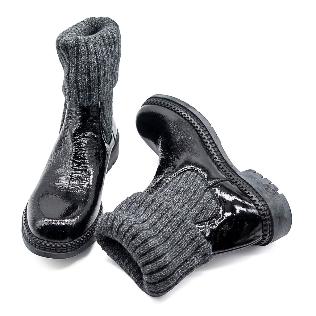 Boots Caro Vernis Noir REGARD