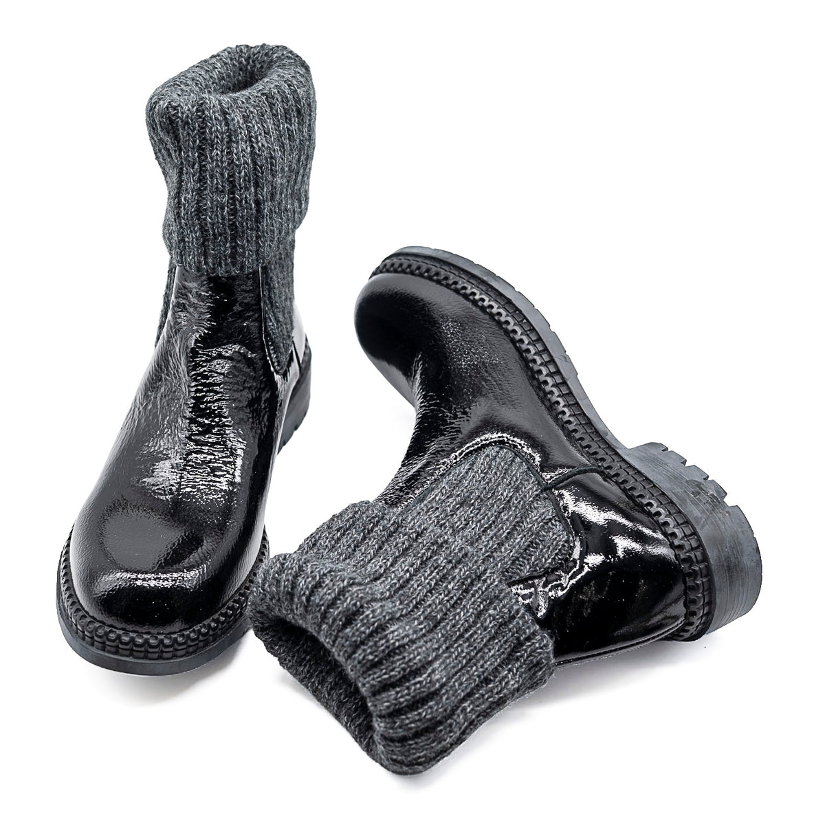 Boots Caro Vernis Noir REGARD