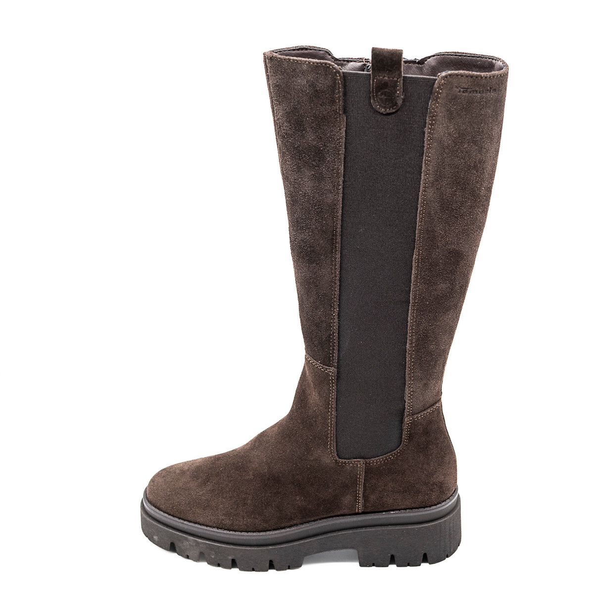 Bottes Hautes 1-25608-41 347  Mocca Suede  TAMARIS