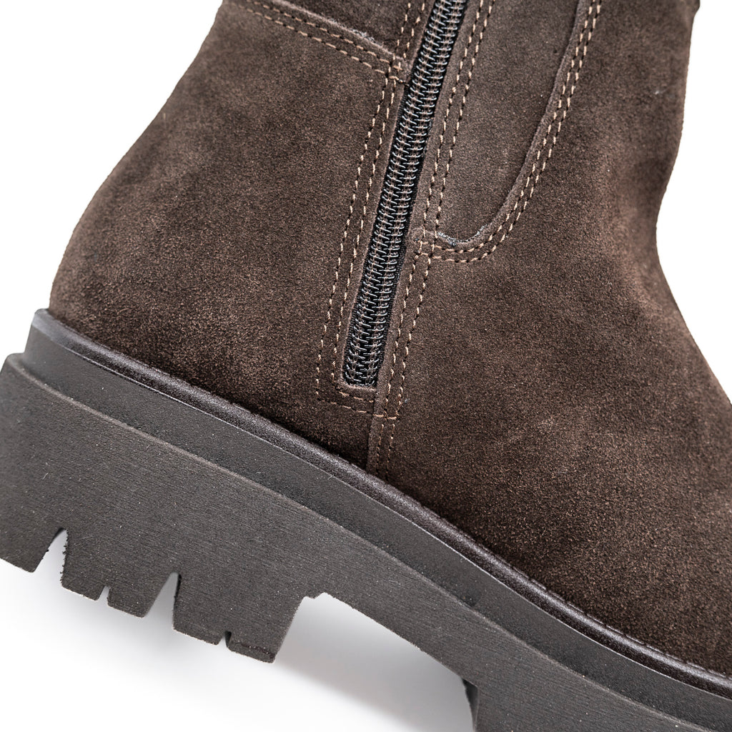 Bottes Hautes 1-25608-41 347  Mocca Suede  TAMARIS