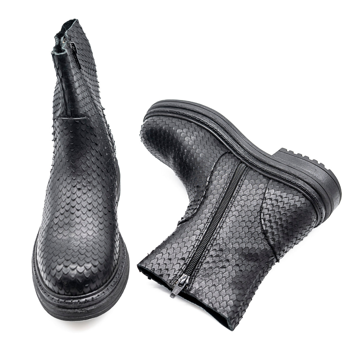 Boots Flynt Piton Noir ALIWELL