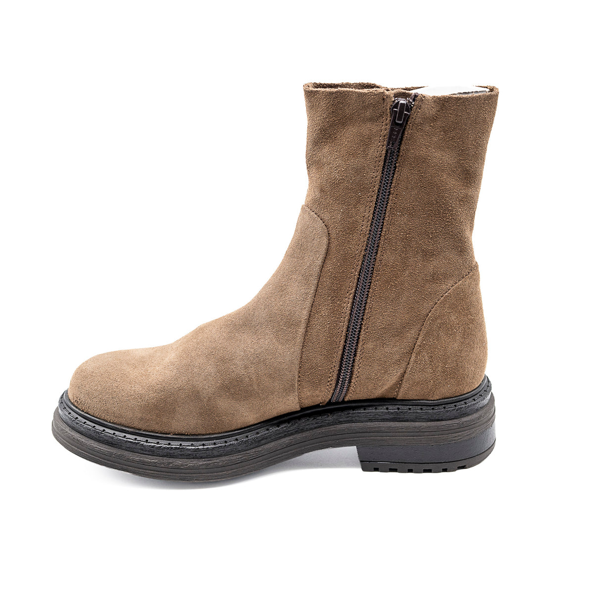Boots Flynt Velours Noisette ALIWELL