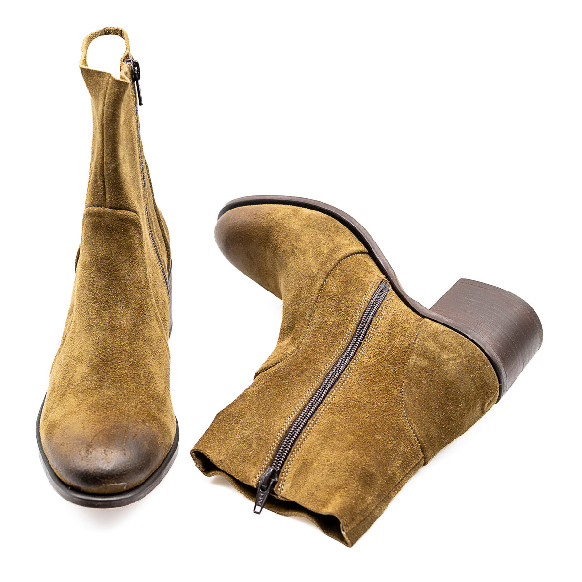 Bottines Alias Velours Safari