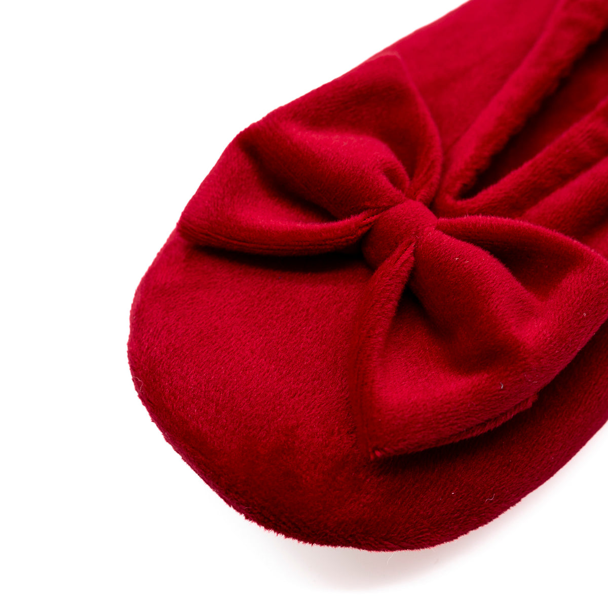 Pantoufles Ballerines Grand Noeud Rouge  ISOTONER