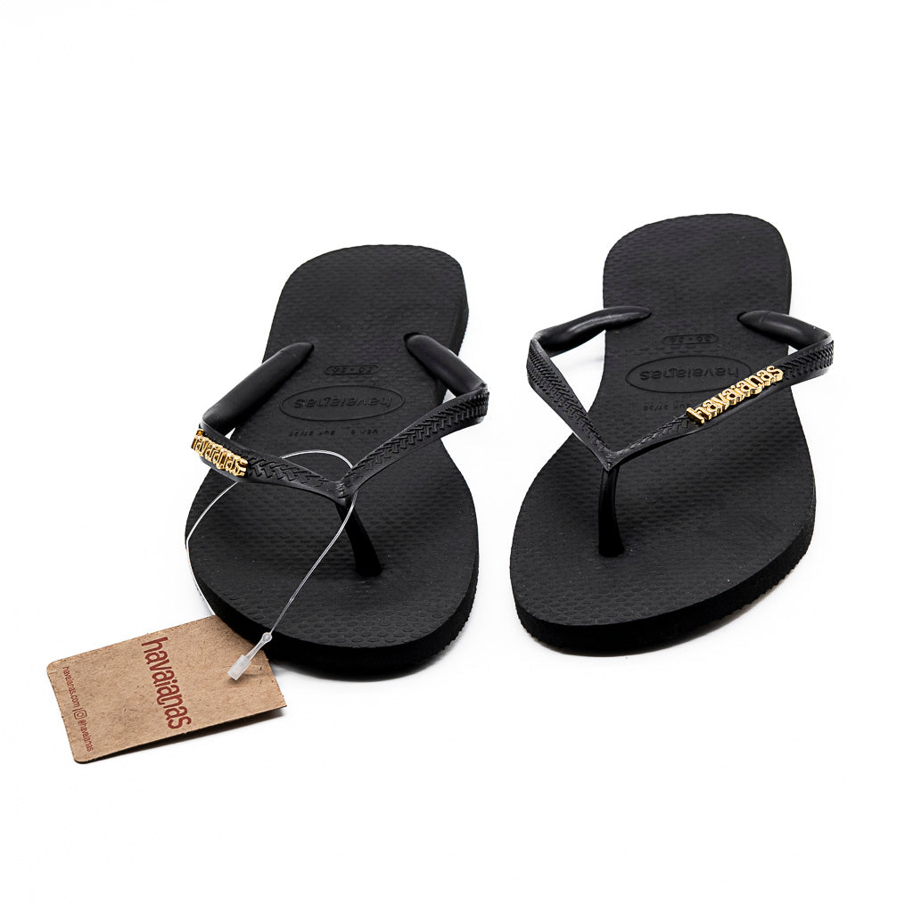 Tongs Havaianas Logo Metallic