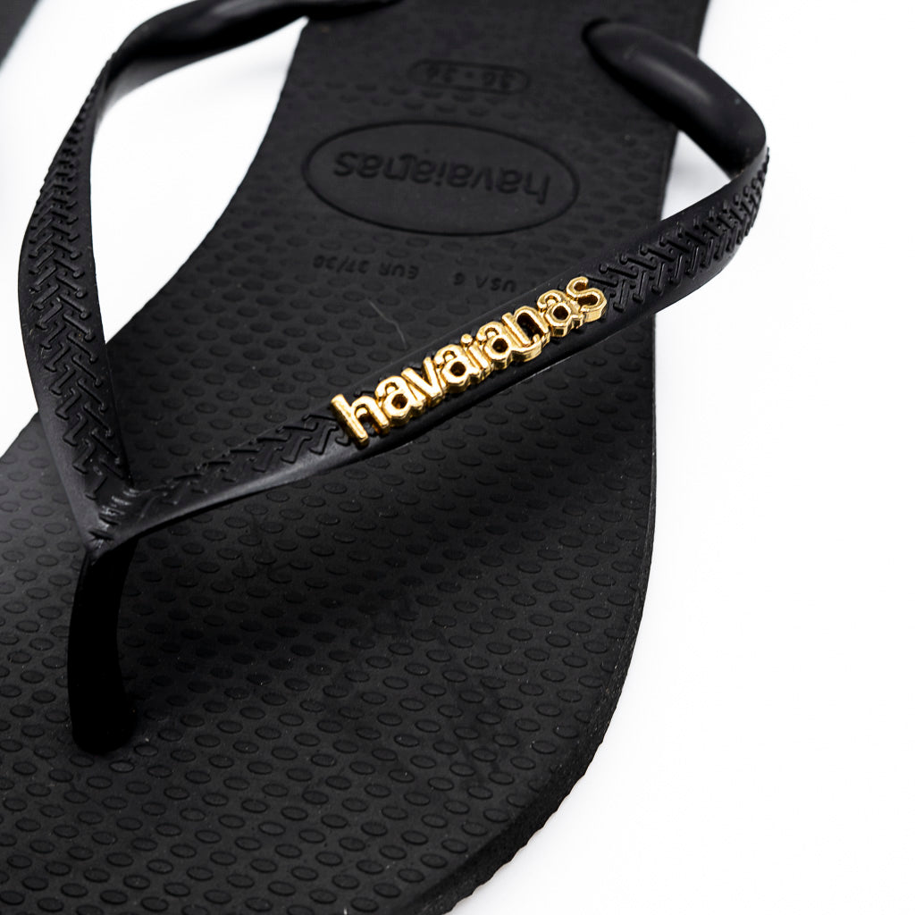Tongs Havaianas Logo Metallic