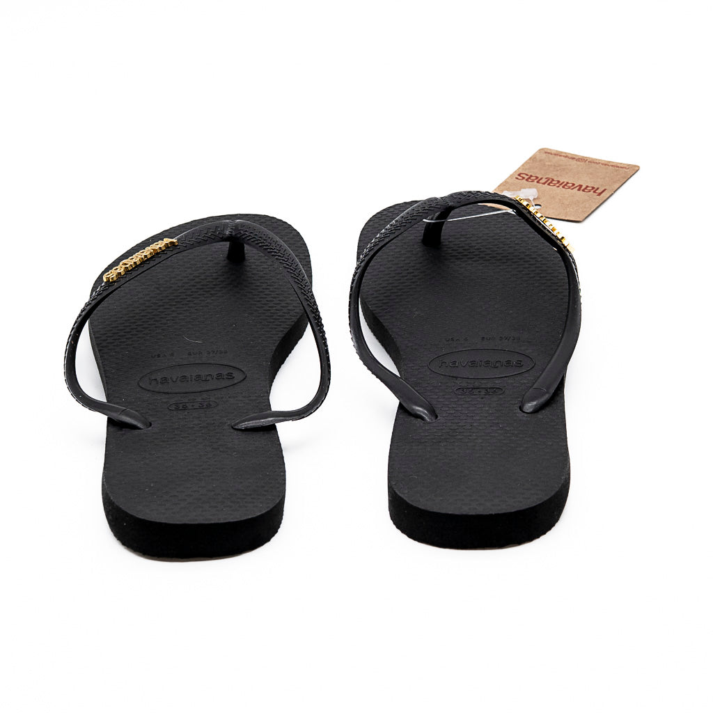 Tongs Havaianas Logo Metallic