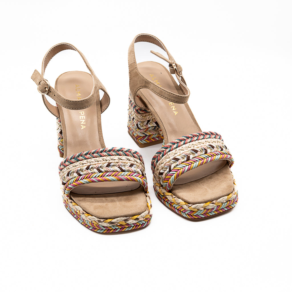 Sandale Talon Siena Sand ALMA EN PENA