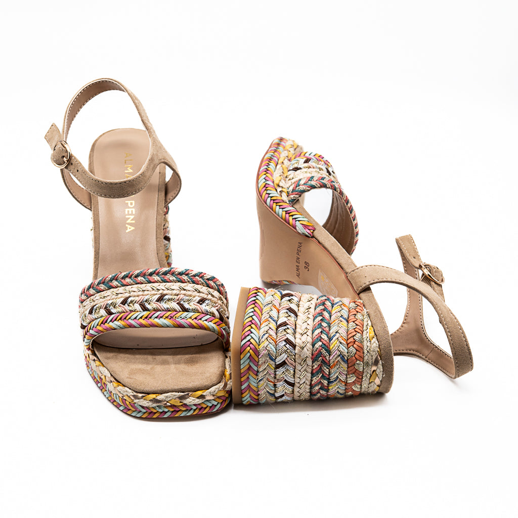Sandale Talon Siena Sand ALMA EN PENA