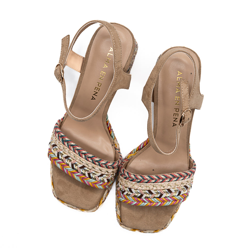 Sandale Talon Siena Sand ALMA EN PENA