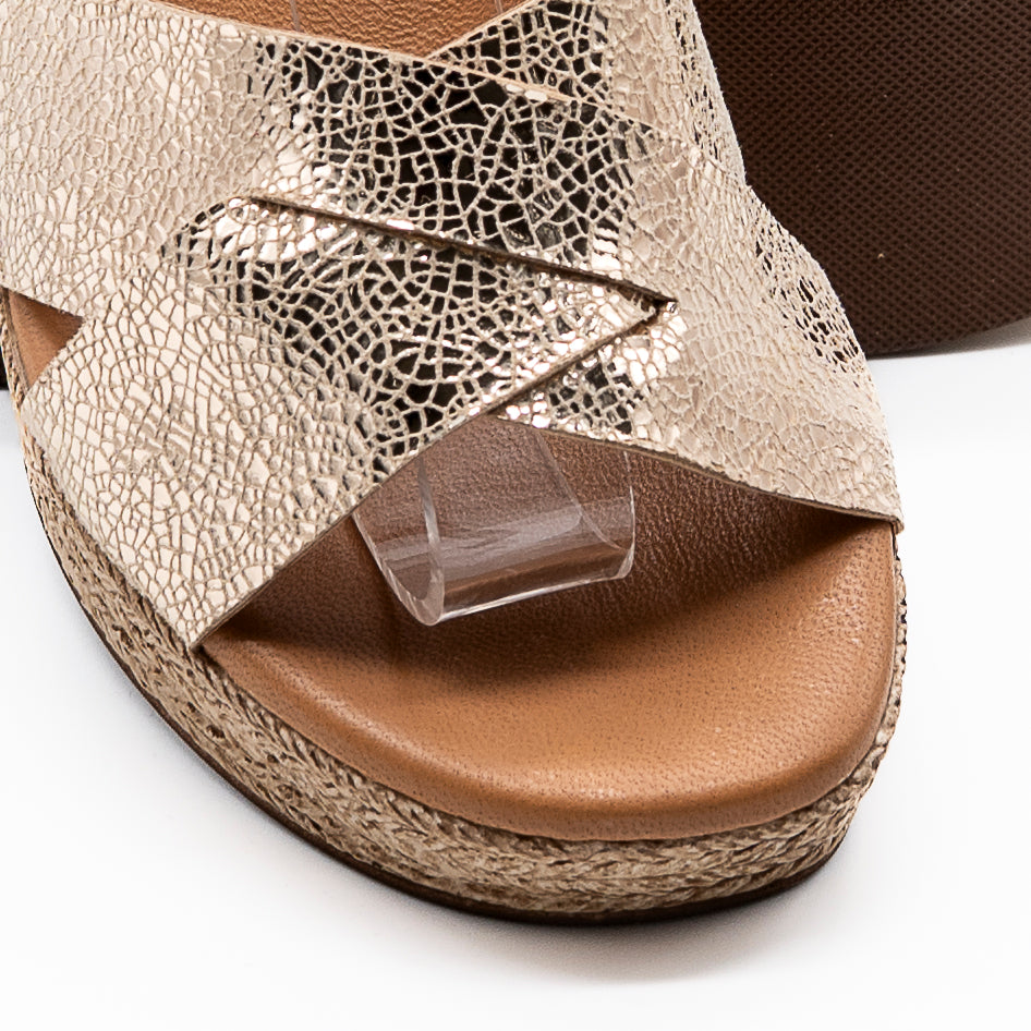 Sandales Imany cuir craquelé ALIWELL