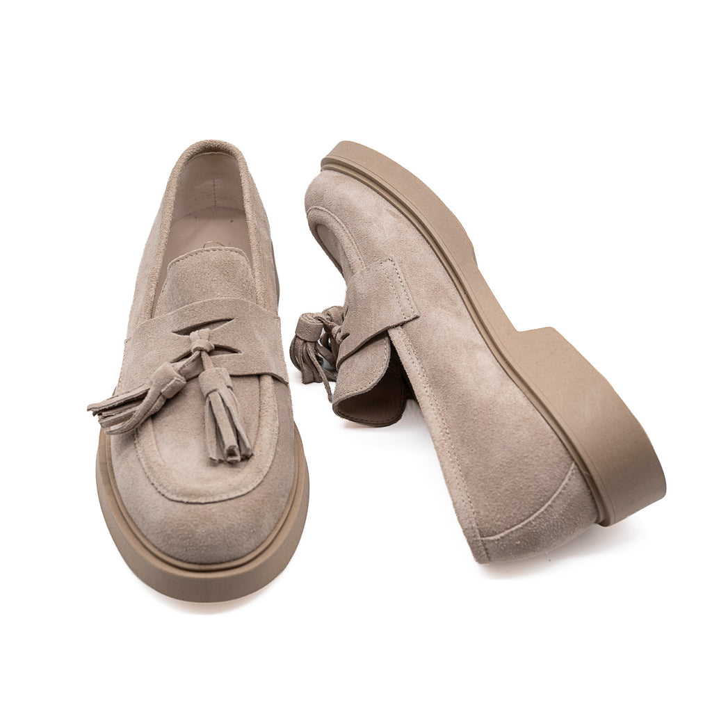 Mocassin Tati Crosta Beige  GIANLUCA PISATI