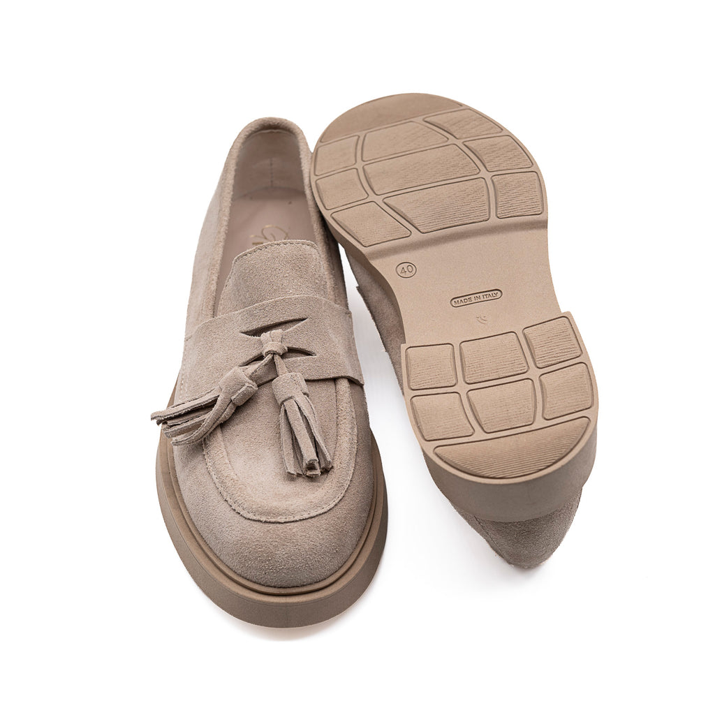 Mocassin Tati Crosta Beige  GIANLUCA PISATI