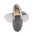 Pantoufles Charentaises Francine Chevron gris CAUSSIN