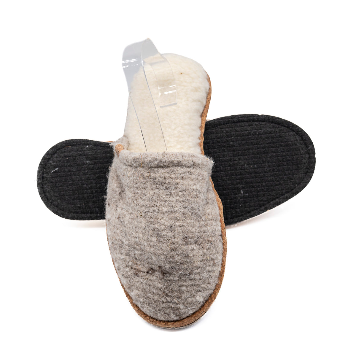Pantoufles Mules  Simone Cendrée CAUSSUN