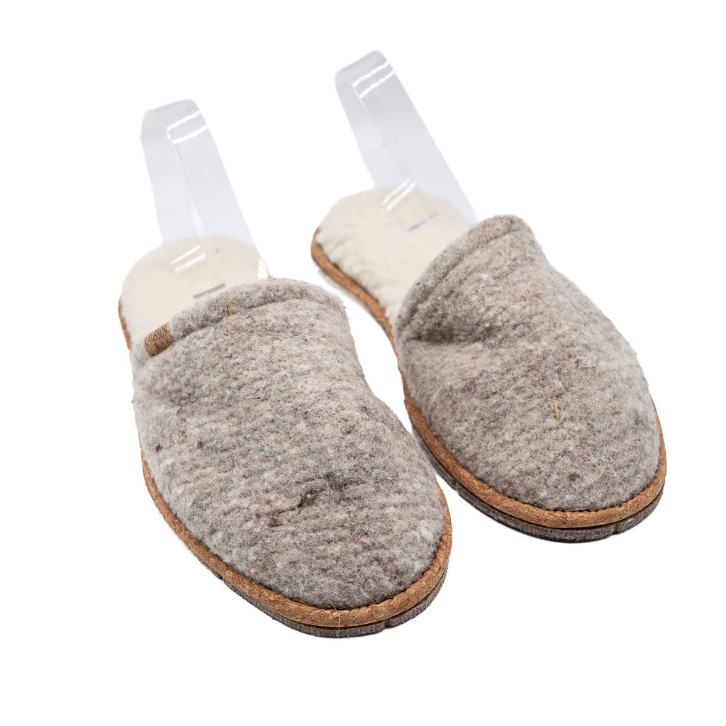 Pantoufles Mules  Simone Cendrée CAUSSUN