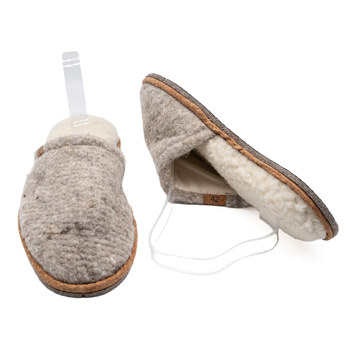 Pantoufles Mules  Simone Cendrée CAUSSUN