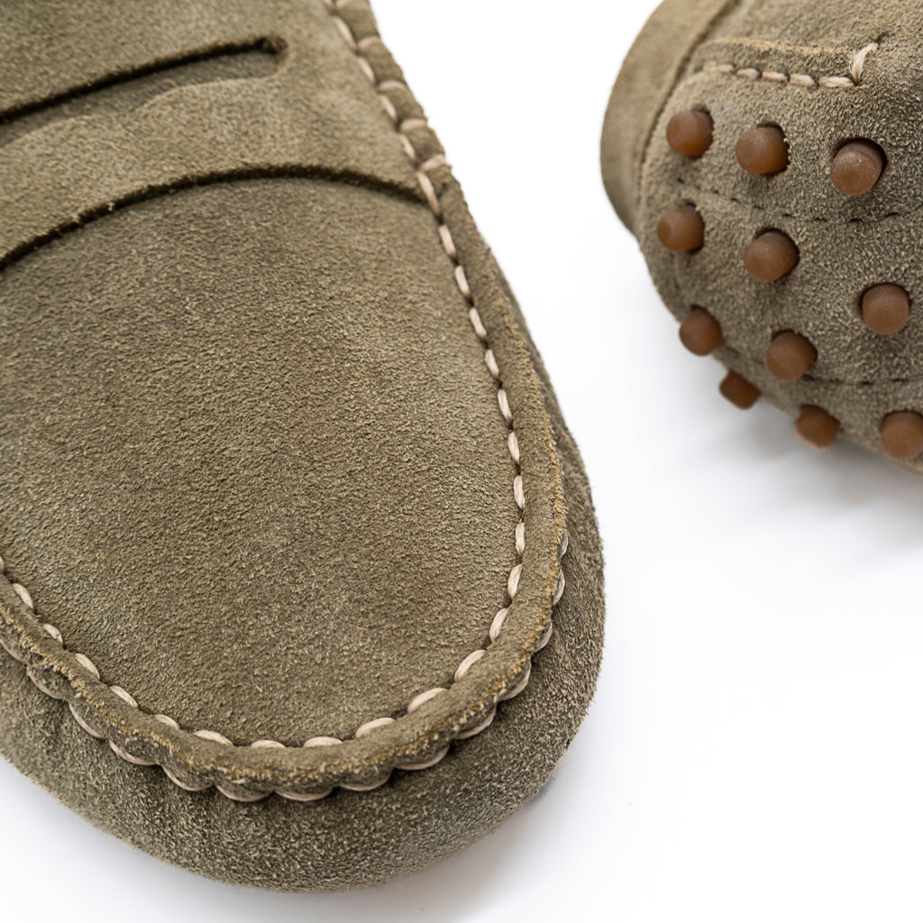 Mocassins  Moka Velours Pastel Amande ALIWELL