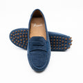 Mocassin Moka Velours jeans ALIWELL
