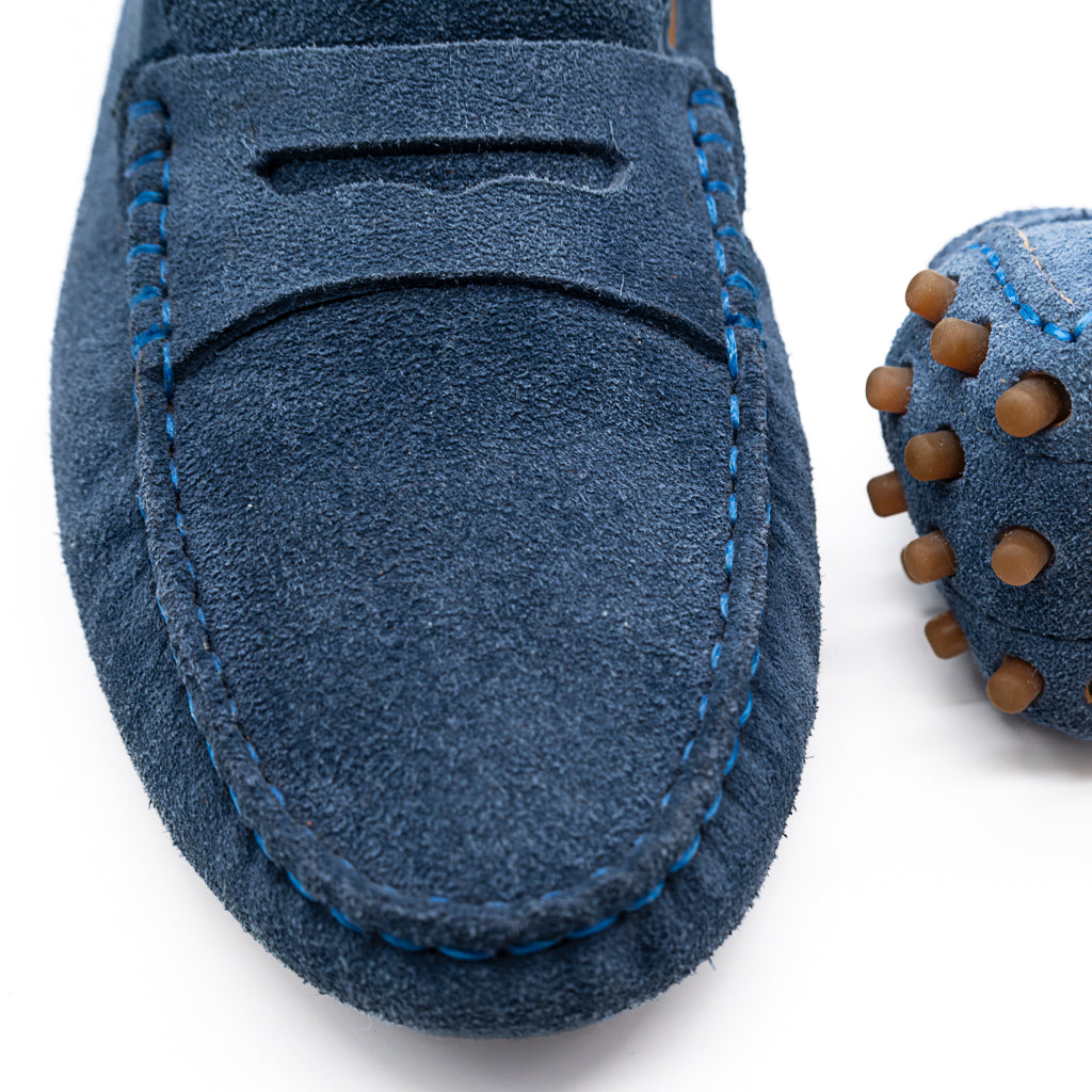 Mocassin Moka Velours jeans ALIWELL