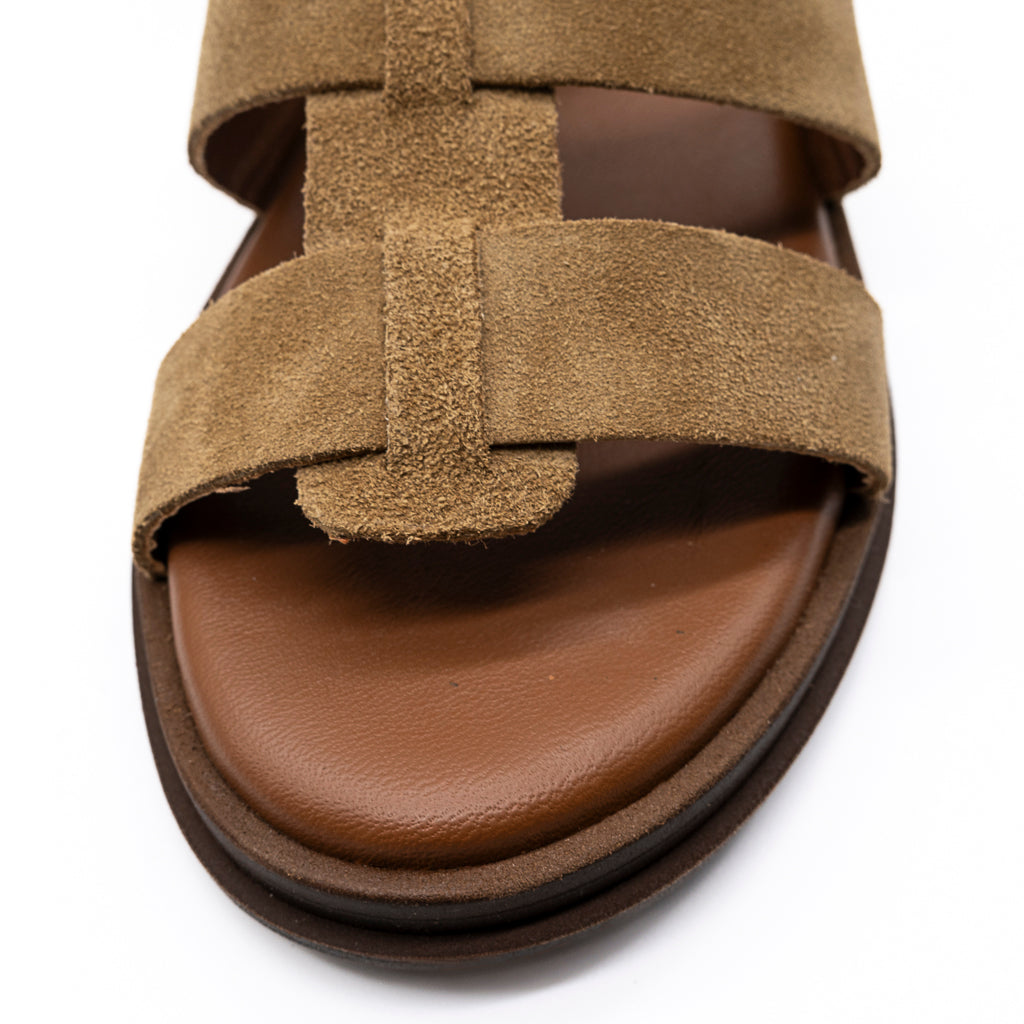 Sandales Savia Velours Nocciola SMS