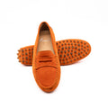 Mocassins Moka Velours Mandarine  ALIWELL