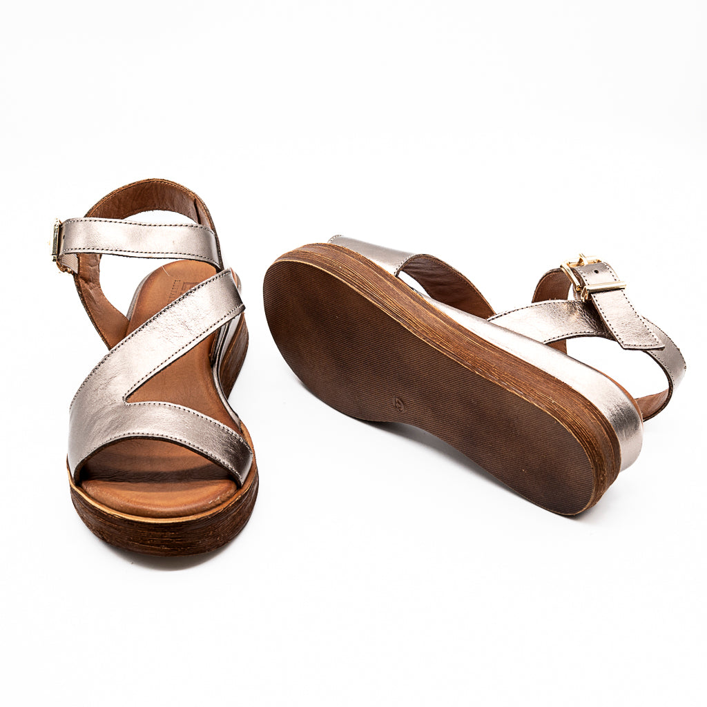 Sandales Zigzag Plomb ELUE PAR NOUS