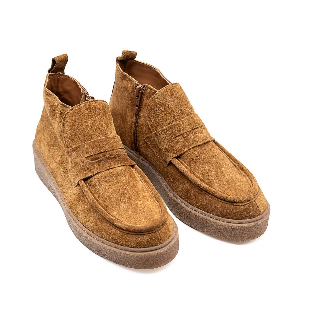 Boots Melie Velours Tabac SMS