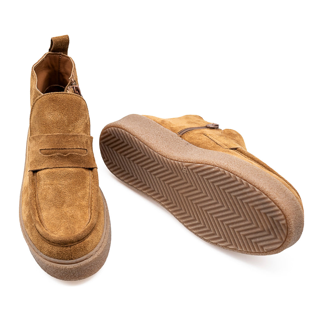 Boots Melie Velours Tabac SMS