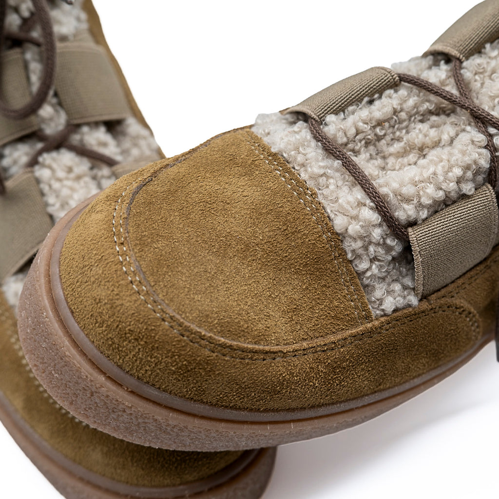 Boots Haspen Sherpa Velours Tan SMS