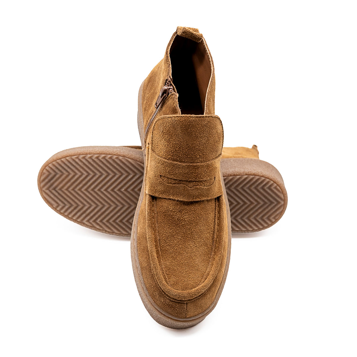 Boots Melie Velours Tabac SMS