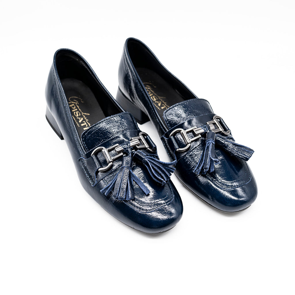 Mocassin Victoria Bleu GIANLUCA PISATI