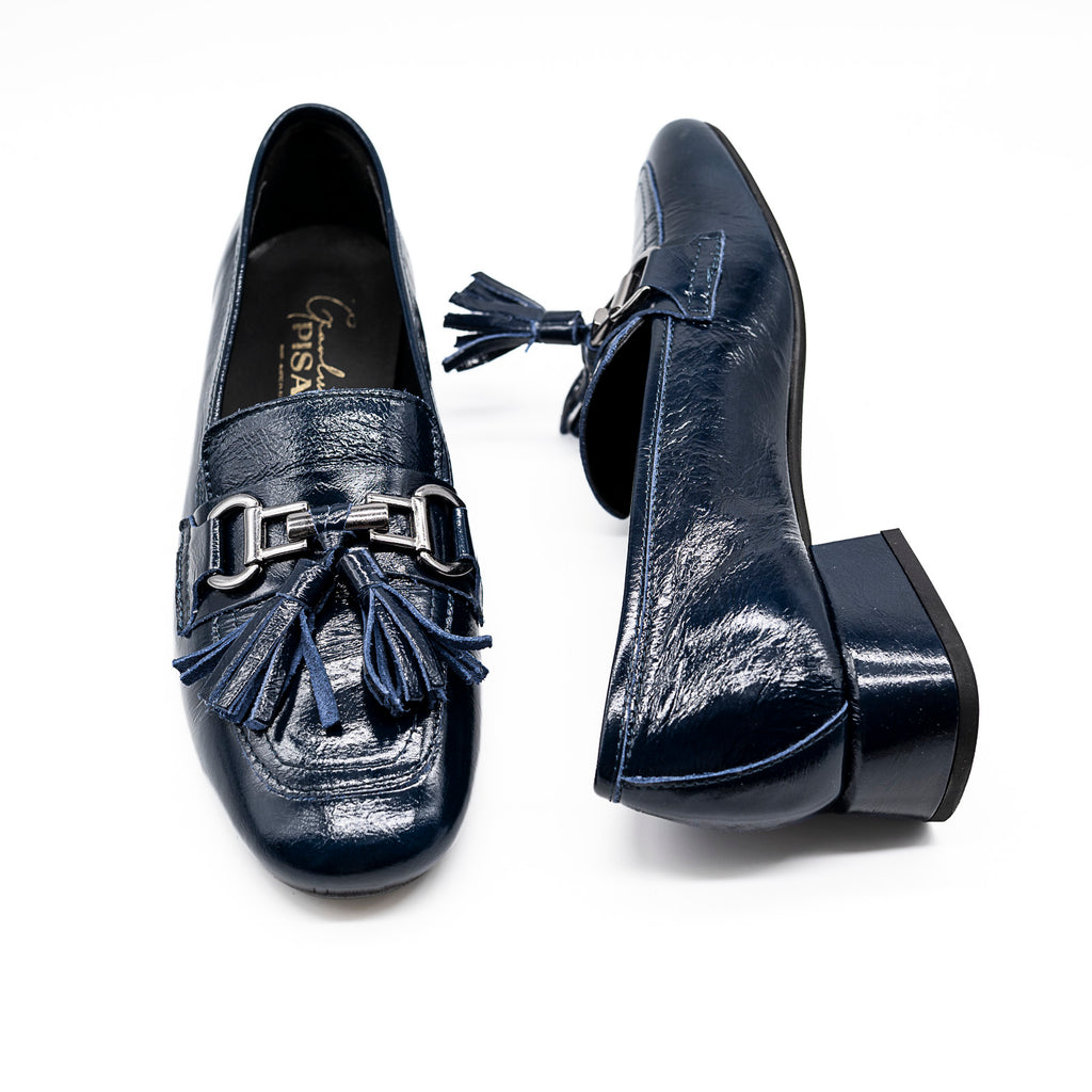 Mocassin Victoria Bleu GIANLUCA PISATI
