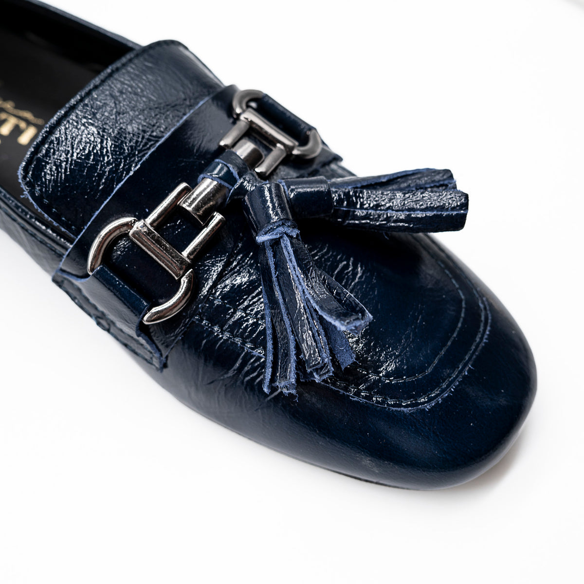 Mocassin Victoria Bleu GIANLUCA PISATI