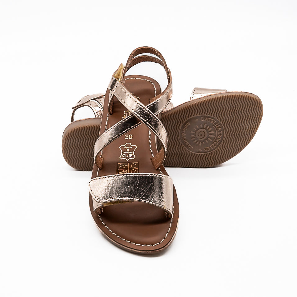 Sandales Fille IL226E-25 Gold ATELIER TROPEZIEN
