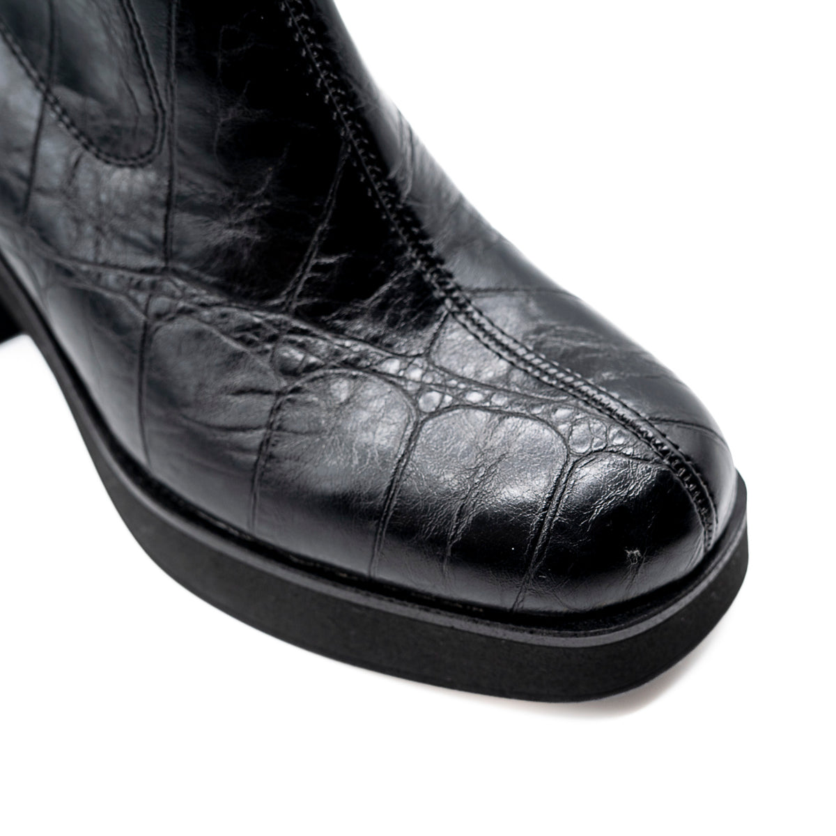 Bottines 1-25313-45 028 Black Croco TAMARIS
