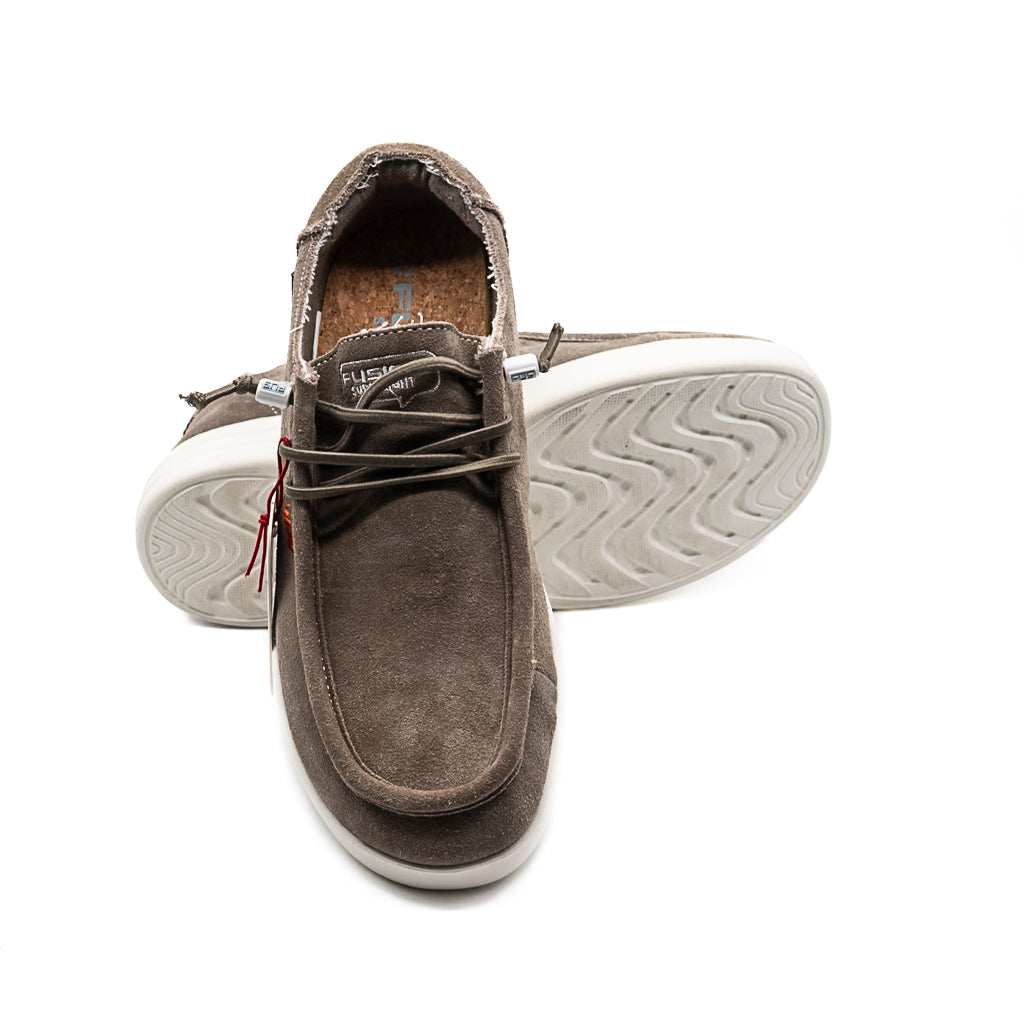 Mocassin Jack  Suede Taupe FUSION