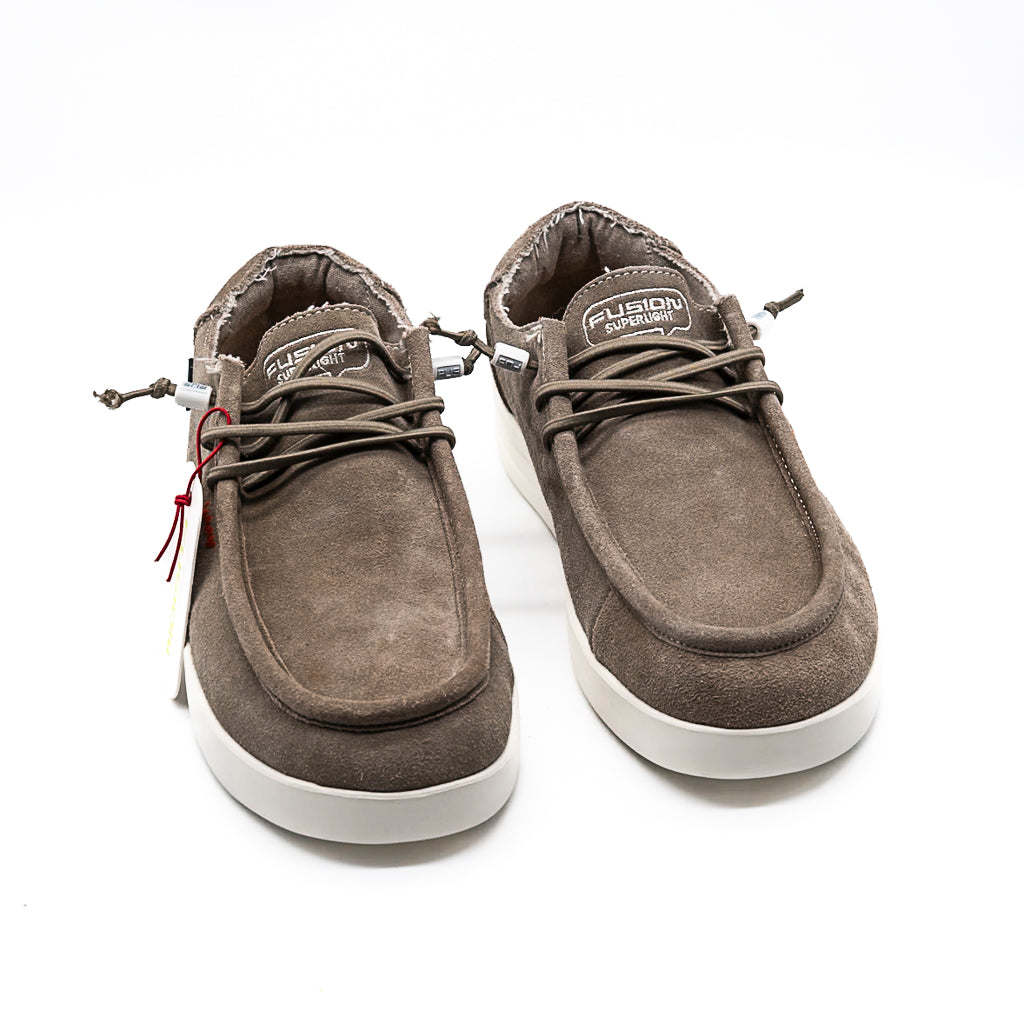 Mocassin Jack  Suede Taupe FUSION