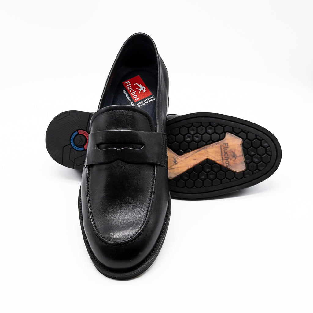 Mocassins Henri Habana Negro FLUCHOS