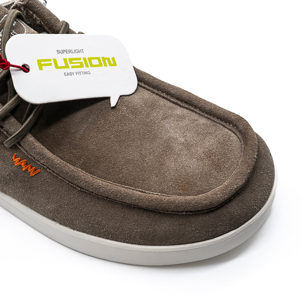 Mocassin Jack  Suede Taupe FUSION
