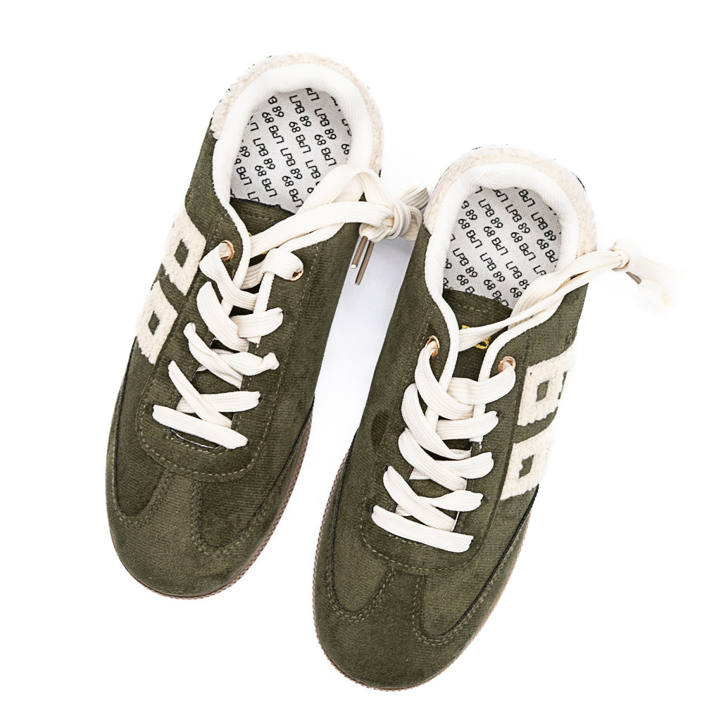 Sneakers Maria Kaki suédine LES PETITES BOMBES