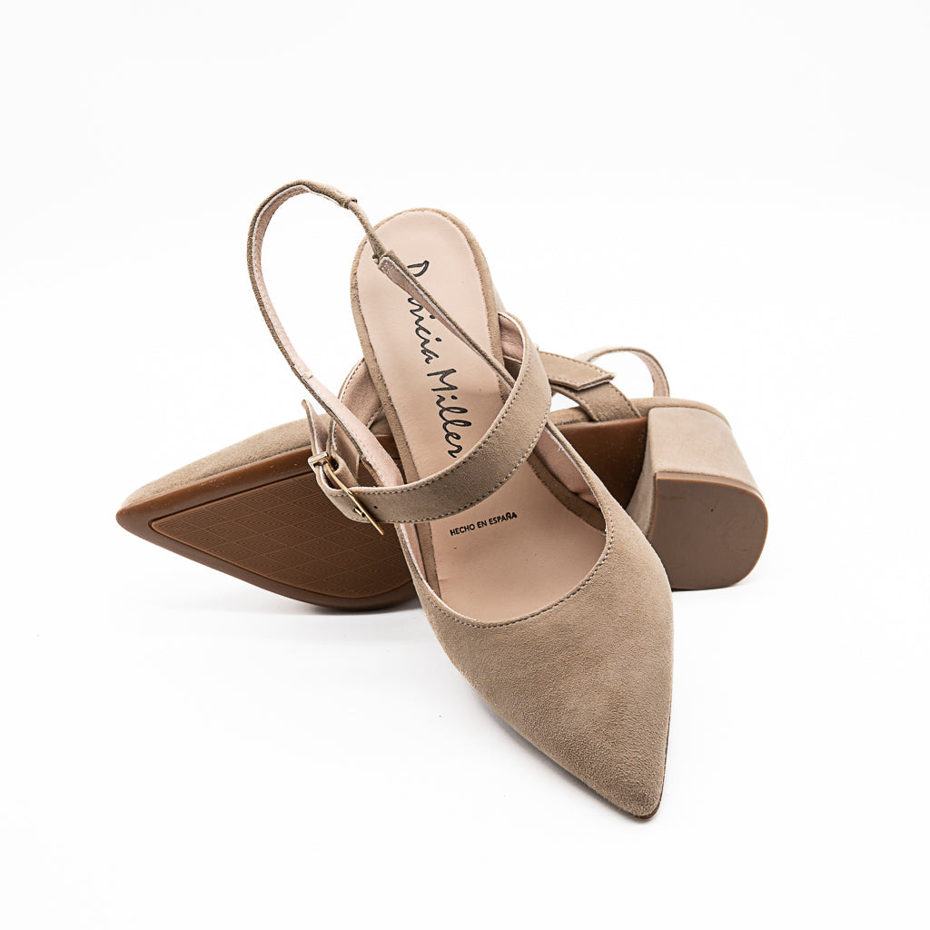 Sandale Talon ref 6745F Taupe PATRICIA MILLER