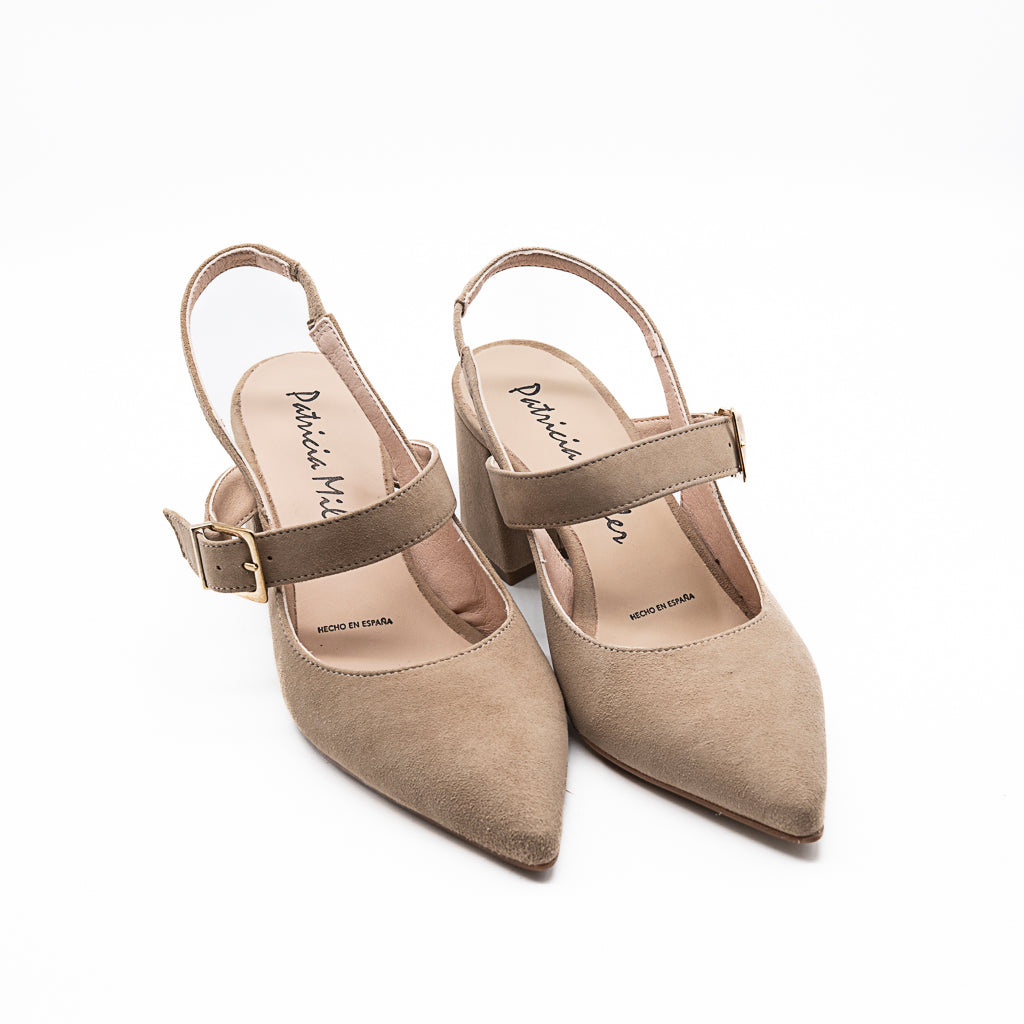 Sandale Talon ref 6745F Taupe PATRICIA MILLER