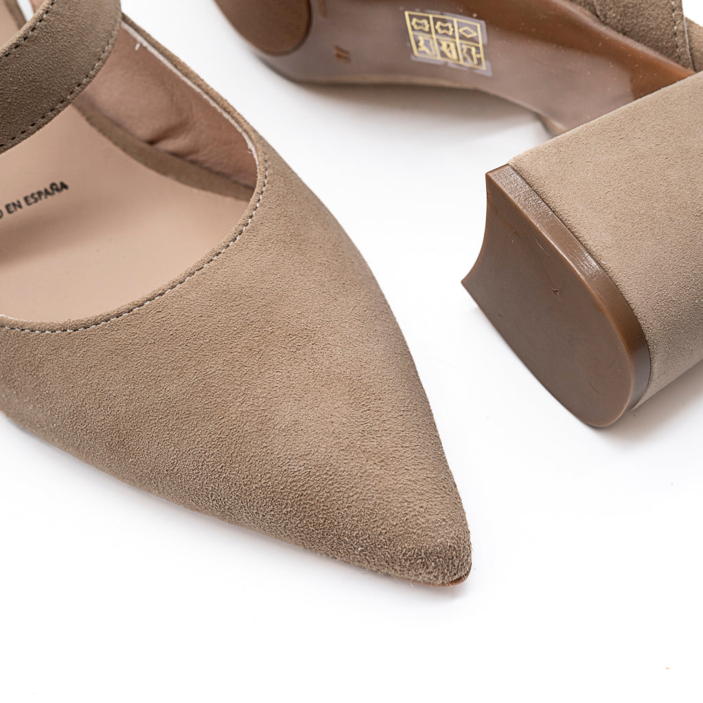 Sandale Talon ref 6745F Taupe PATRICIA MILLER