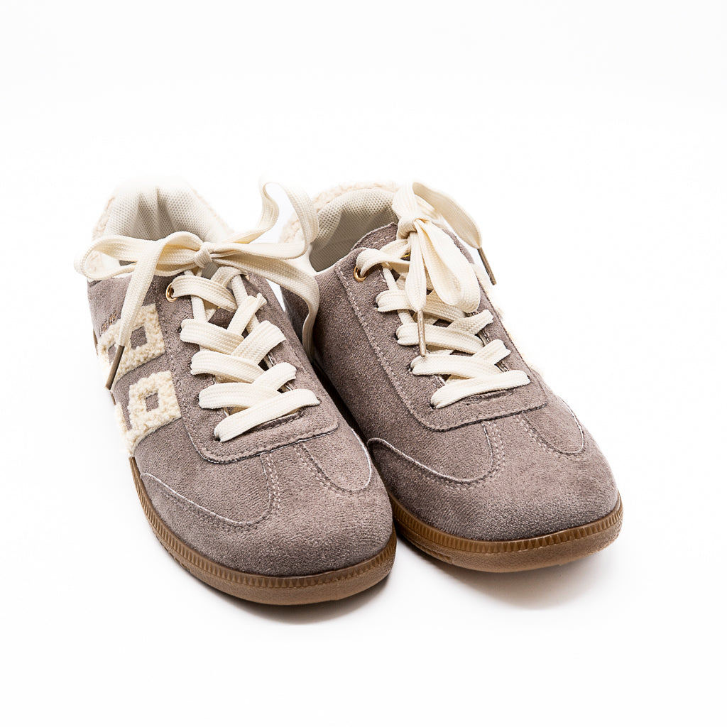 Sneakers Maria Taupe suédine LES PETITES BOMBES