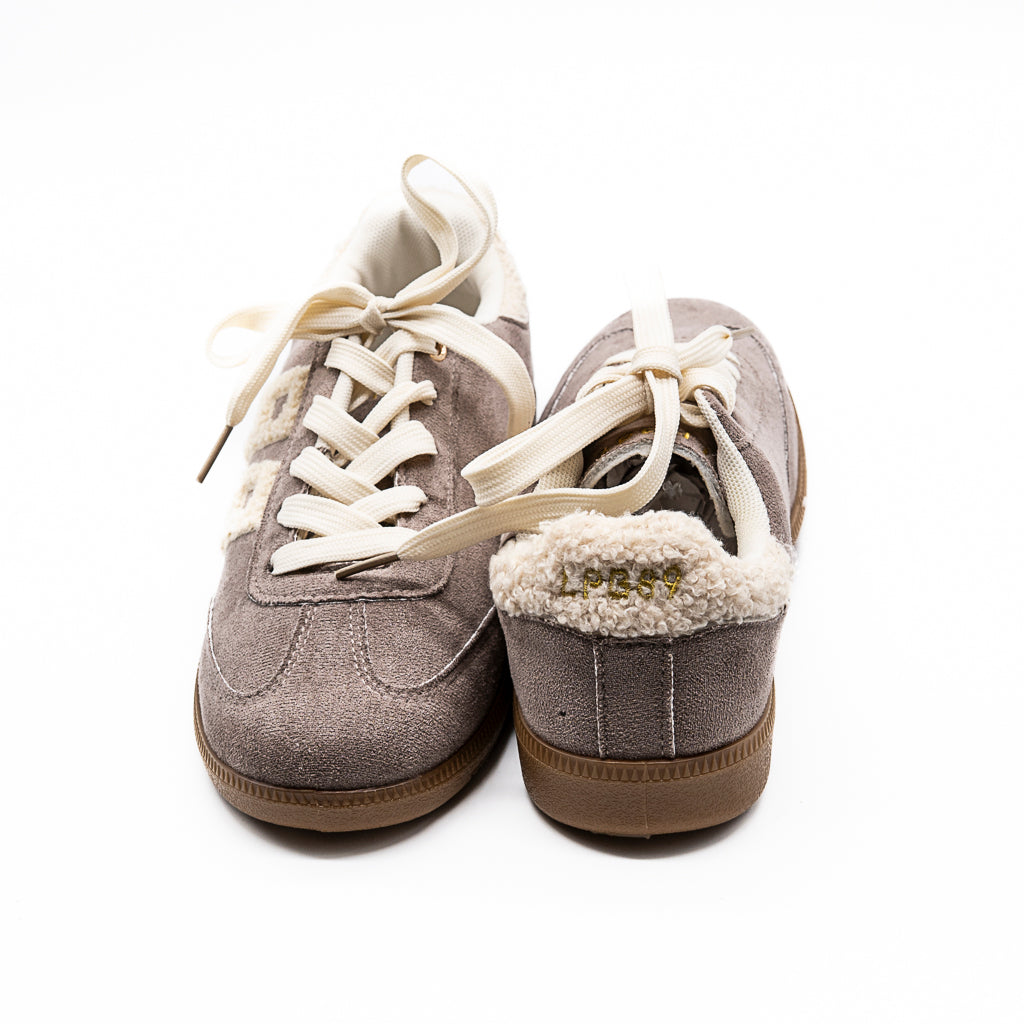Sneakers Maria Taupe suédine LES PETITES BOMBES