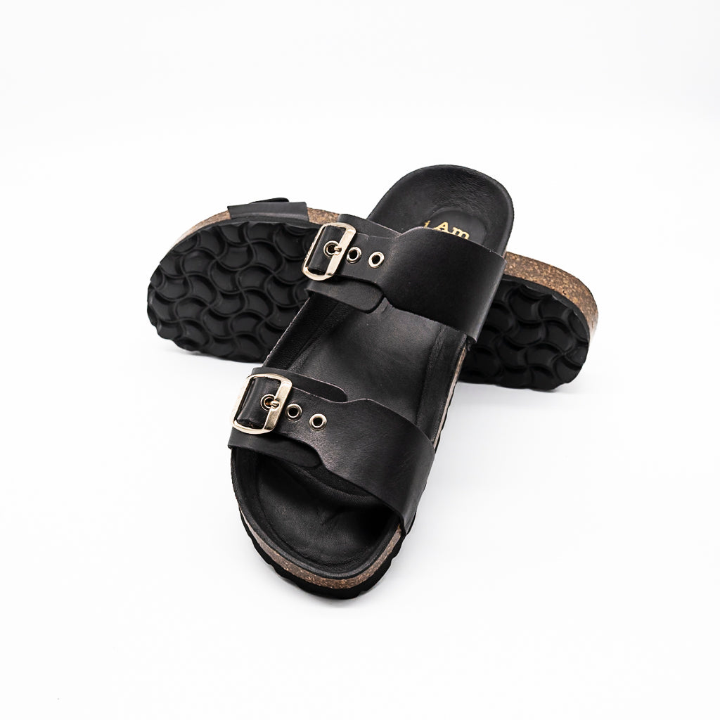 Mules  Vaquetilla Black IAM