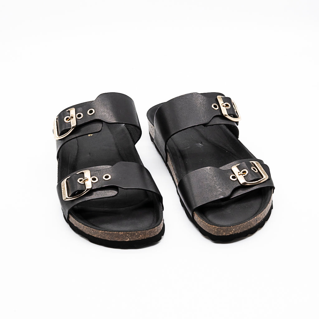Mules  Vaquetilla Black IAM