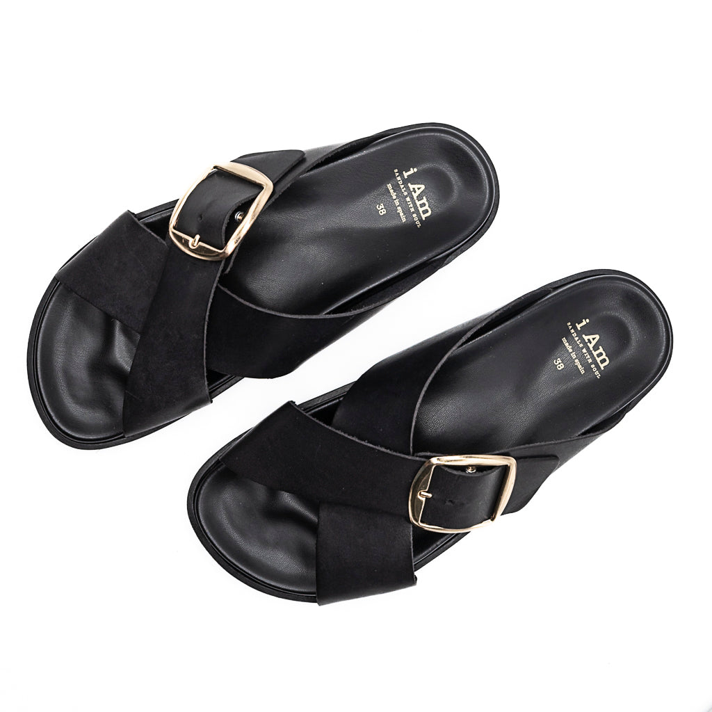 Mules 6028/ 282 Vaquetilla BLACK I AM