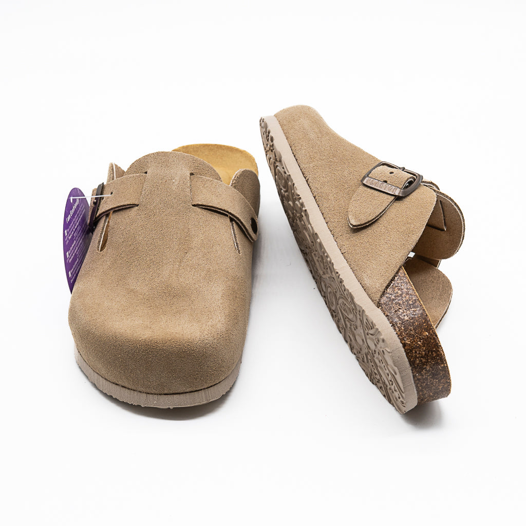 Mules Sabot Blogg Afelpado  Tan PLAKTON